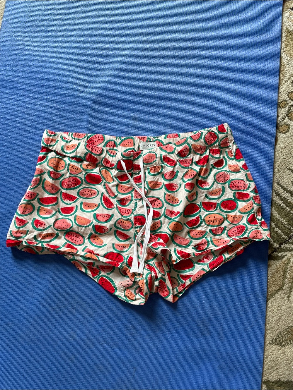 J. Crew Women's Watermelon Print Lounge Shorts